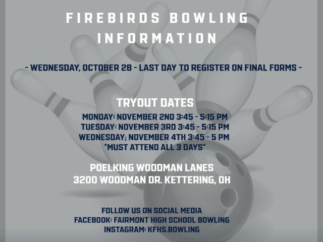 Fairmont Bowling Tryouts