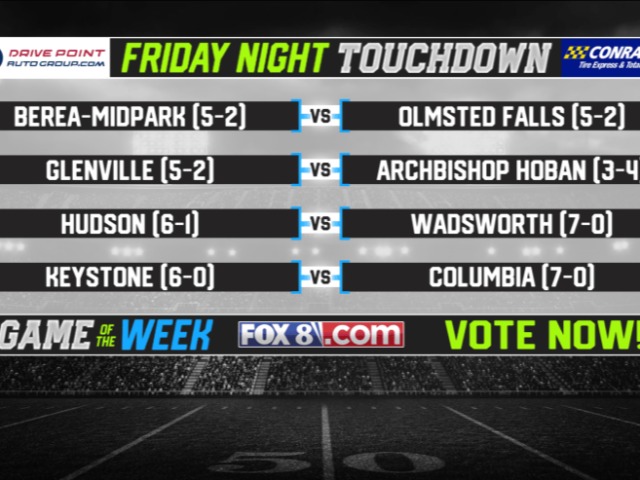 Fox 8 Friday Night Touchdown Game of the Week
