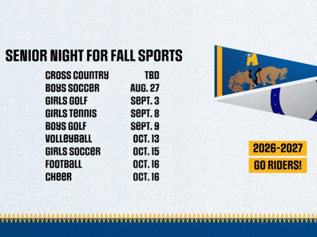 FALL SPORTS SENIOR DATES
