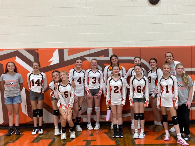 7th Volleyball wins 1st round of WOAC tournament vs Preble Shawnee