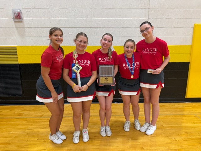 JH & HS Cheer Squad Receives Several Awards at UCA Camp