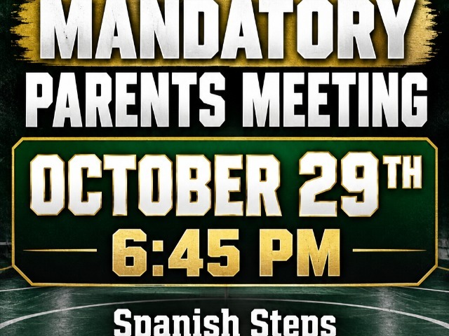 REMINDER of Girls Wrestling PARENT/COACH MEETING