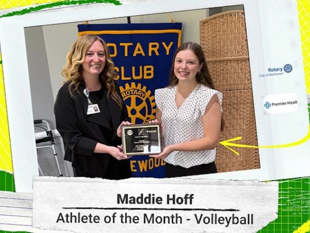 Athlete of the Month  - Volleyball - Maddie Hoff