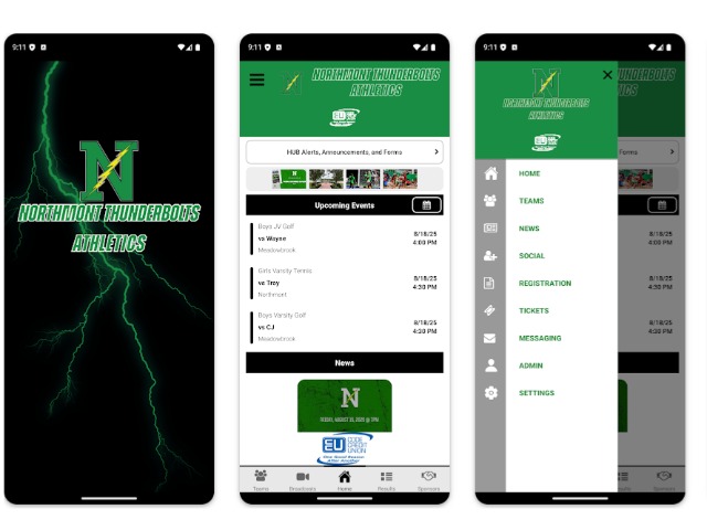 Northmont Athletics Mobile App
