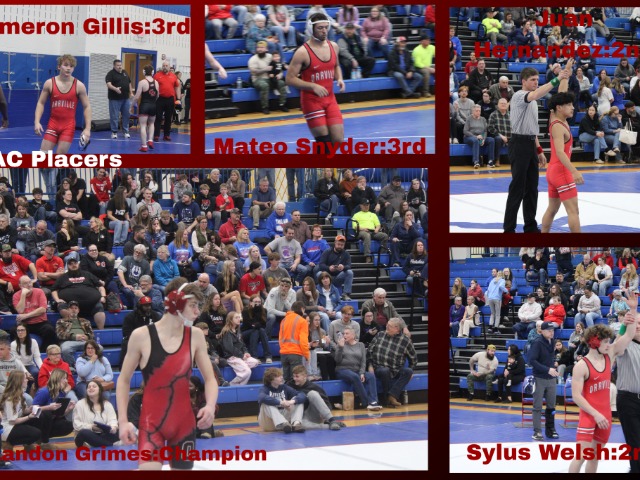 Orrville PAC Wrestling Placers