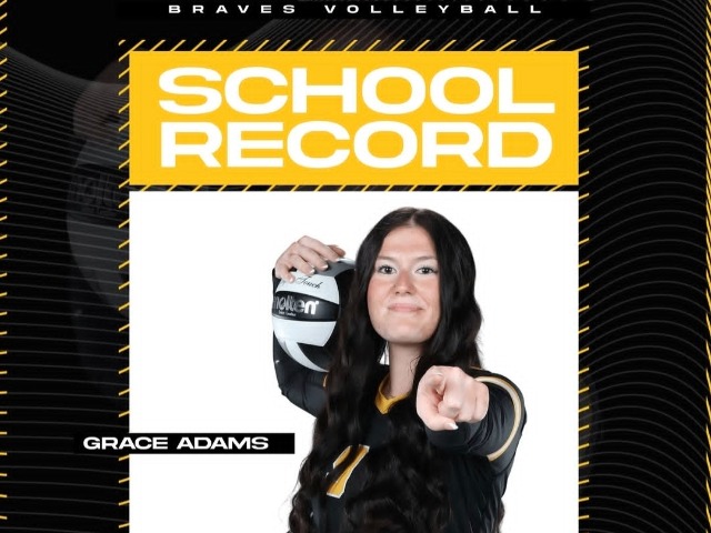 Grace Adam's Snags Share Of School Record
