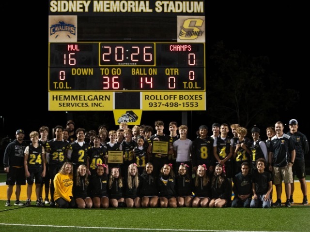 Back-to-Back MVL Champions! Sidney 8th Grade Football Finishes 8-0!