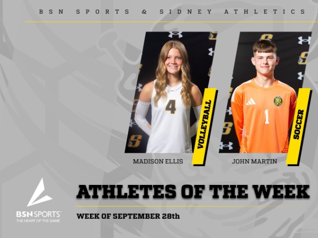 BSN SPORTS  & SIDNEY ATHLETICS PRESENTS- ATHLETES OF THE WEEK 