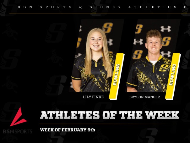 BSN SPORTS  & SIDNEY ATHLETICS PRESENTS- ATHLETES OF THE WEEK 