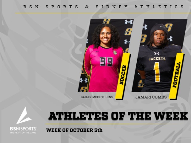 BSN SPORTS  & SIDNEY ATHLETICS PRESENTS- ATHLETES OF THE WEEK 