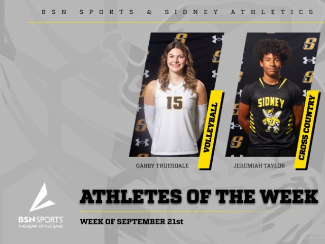 BSN SPORTS  & SIDNEY ATHLETICS PRESENTS- ATHLETES OF THE WEEK 