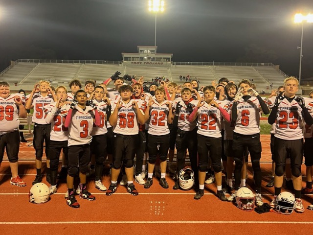 Tippecanoe 8th Grade Football Wins the 2025 MVL Championship