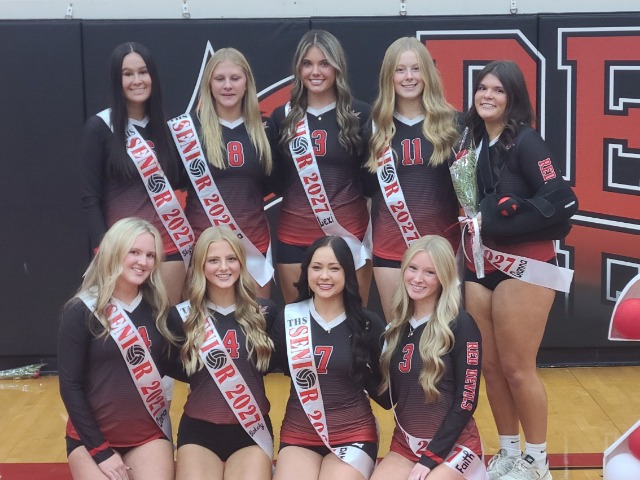 VB Defeats Fairborn on Senior Night
