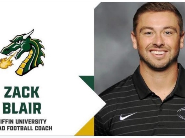 Blair Named Head Football Coach at Tiffin University