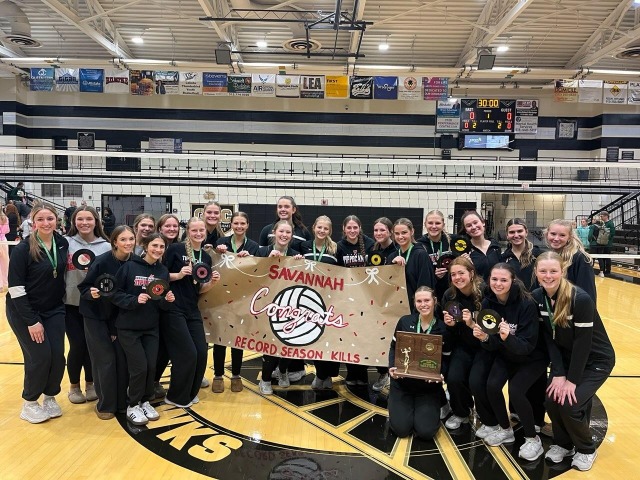 Savannah Clawson Breaks the Season Kills School Record