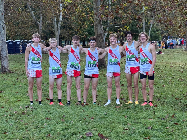 Tipp XC Boys Secure 3rd Place at Trinity Valkyrie Invitational