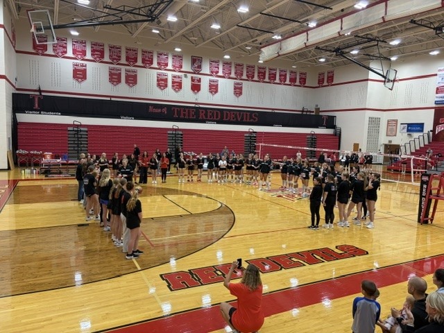 VB Celebrates MS Night with Victory Over Troy