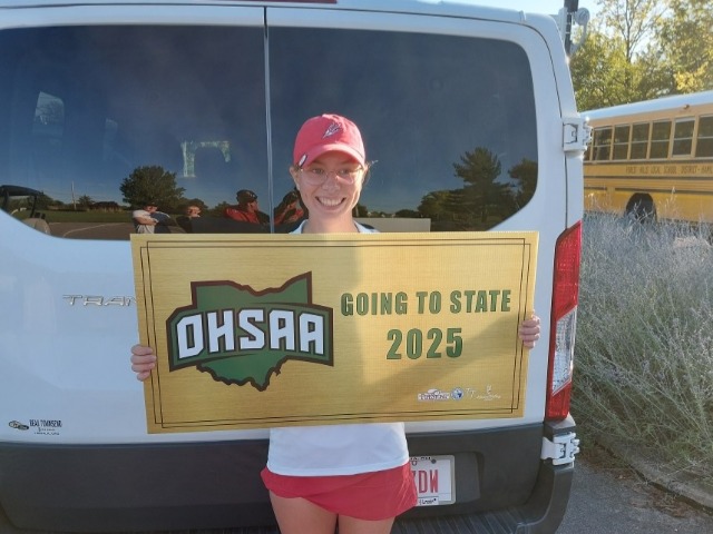 Ella Berning is STATE BOUND
