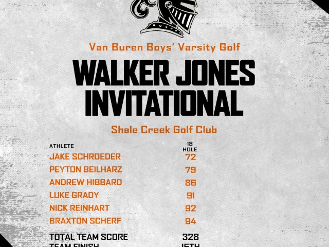 Boys Varsity Golf at Walker Jones Invitational