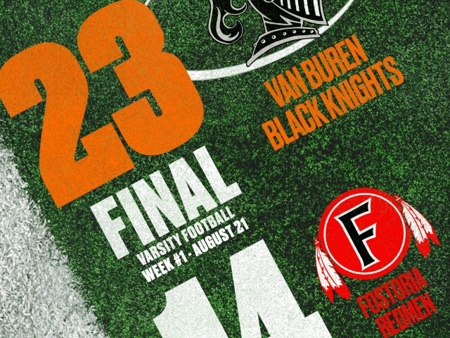 Varsity Football - Week 1 at Fostoria