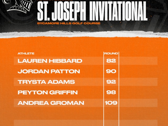 Girls Golf finishes 2nd at St. Joseph Invitational