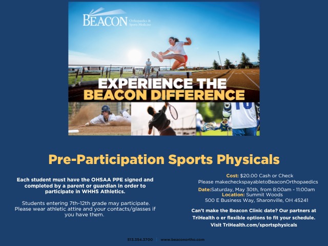 PRE PARTICIPATION SPORTS PHYSICALS