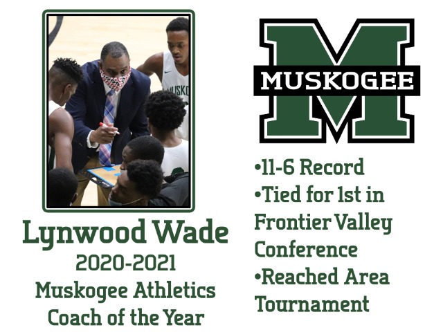 Image for Lynwood Wade Named Muskogee Coach of the Year