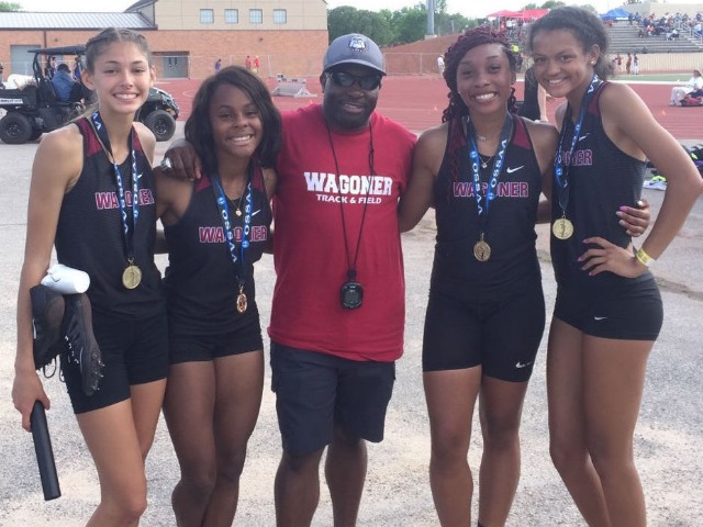 Wagoner Lady Bulldog relay team races to gold at State Meet