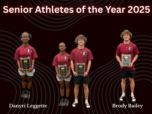 CFHS 2024-2025 SENIOR " ATHLETES OF THE YEAR"!!