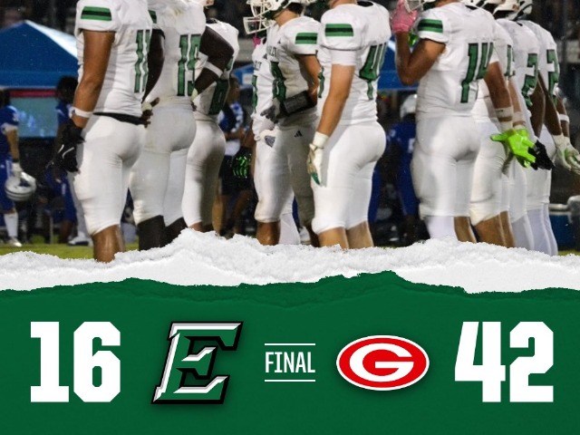 Varsity Football falls 42 - 16 to Greenville