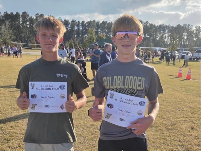Brayden Partridge & Sammy Fresquez earn All-Region Cross Country Honors