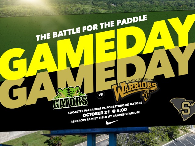 The Annual Battle for the Paddle is Tuesday 10/21