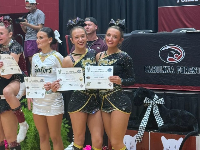 Maryn Bailey & Abigail Burkett Earn All Region VI Cheerleading Honors