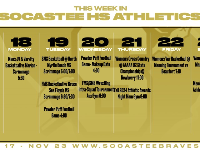 Updated Events Calendar Posted 11/18/24