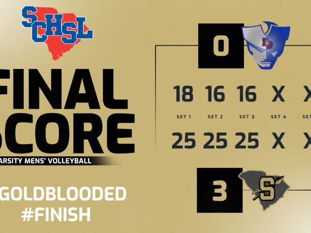 Braves defeat Fort Dorchester in 1st Rd of Men's Volleyball Playoffs