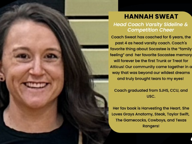 Monday Meet the Coaches: Hannah Sweat