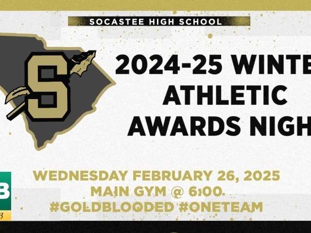 2024-2025 Winter Athletic Awards Night Wednesday February 26 6:00 Main Gym