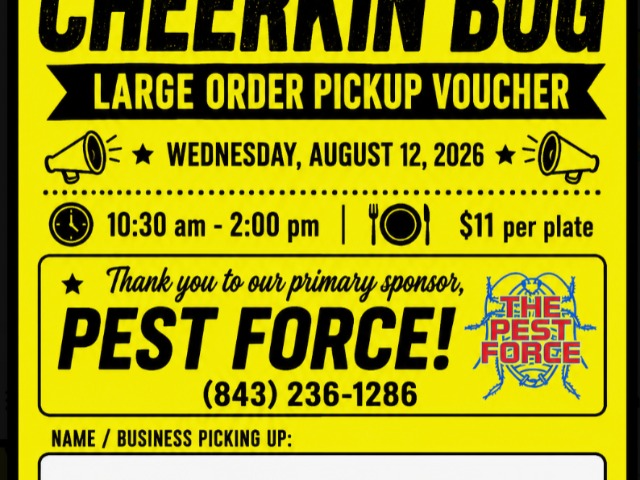 Annual Cheerkin Bog Fundraiser is August 12
