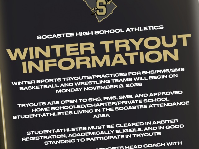 Winter 2026-2027 Tryouts Begin Monday November 2 