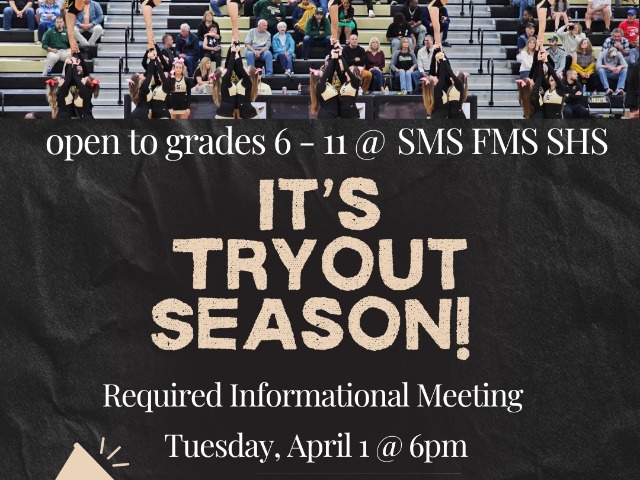 Socastee Cluster Cheerleading Parent Meeting 4/1 6:00