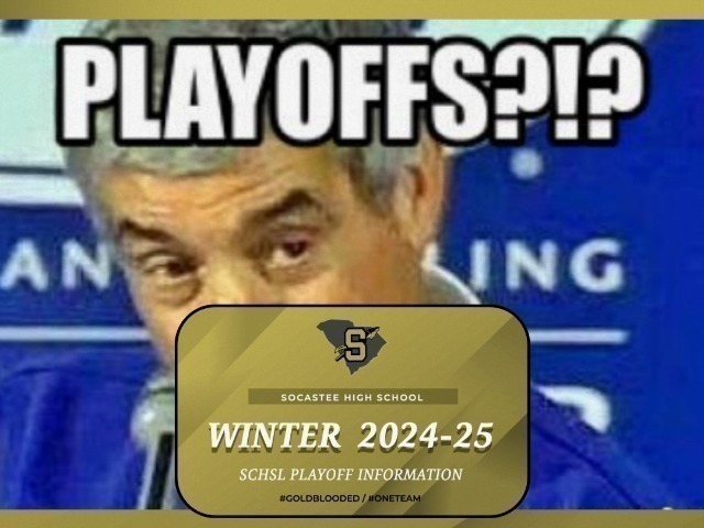 Winter 2024-25 SCHSL Playoff Information