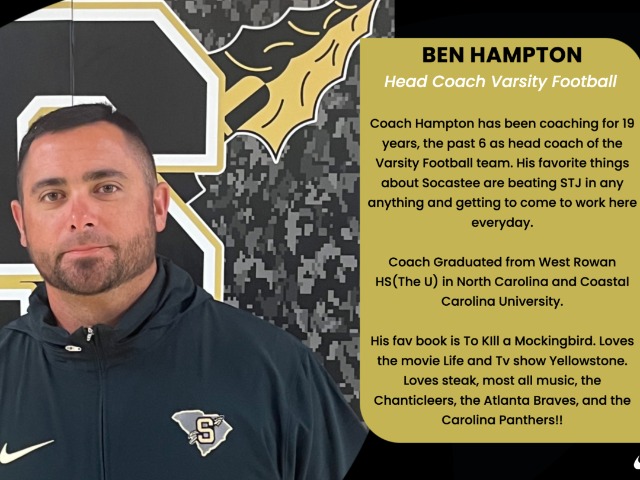 Monday Meet the Coaches: Ben Hampton