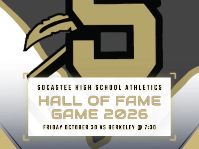 Socastee Athletic Hall of Fame Class of 2026 vs Berkeley 10/30/26
