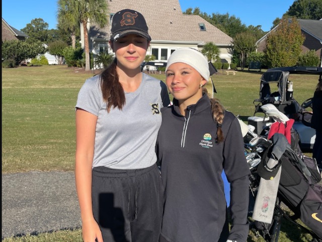 Good Luck to Cece and Grace on Day 2 of the AAAAA Women's Golf Tournament
