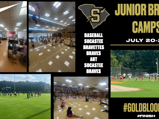 Jr Braves Baseball, Bravettes, and Art Camps ends the season with over 140 campers!