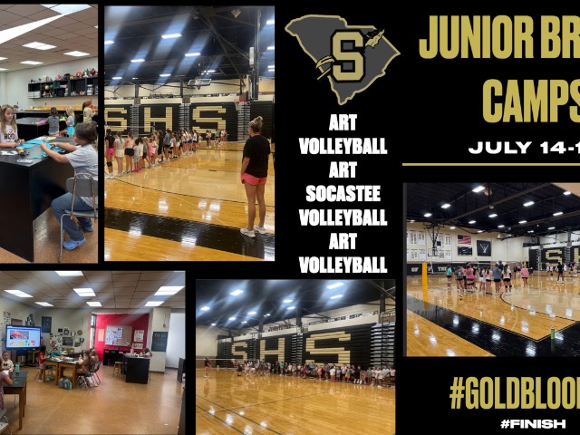Week 5 of Jr Braves Camp for Art & Volleyball