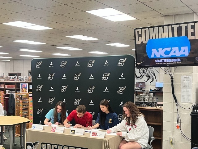 Four Braves Sign to Play at the Next Level!