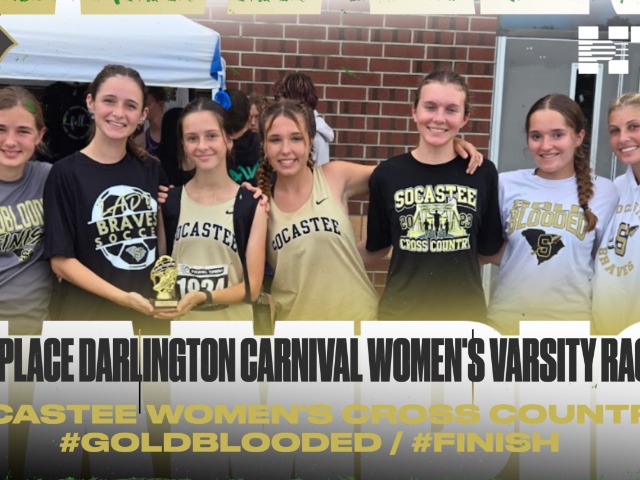 Lady Braves Cross Country teams takes 1st at Darlington Carnival this Saturday