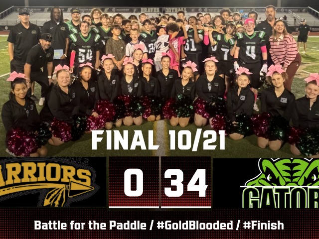 Forestbrook MS retains the Paddle with a Victory over Socastee MS