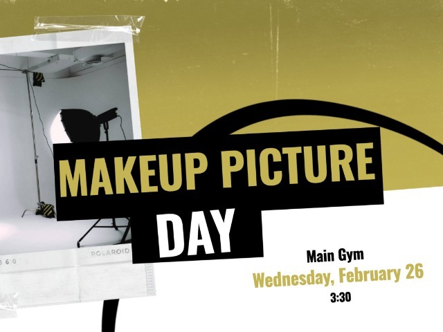 Makeup Spring Athletic Pictures and Senior Banner Day 2/26 @ 3:30